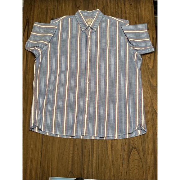 L.L. Bean BUNDLE 4-Men's Short Sleeve Button-Ups, Sz XL‎ Tall - Picture 7 of 7